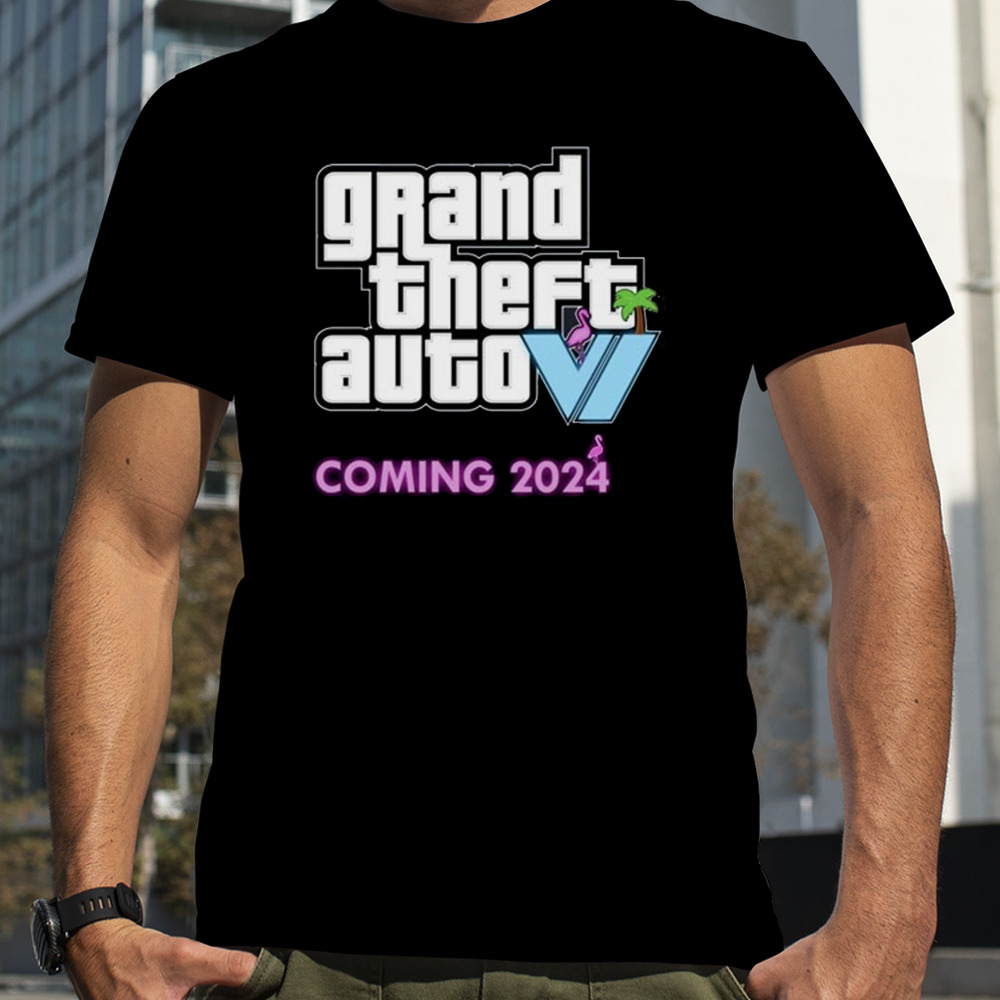 Grand Theft Auto 6 New Logo Coming 2024 T-Shirt