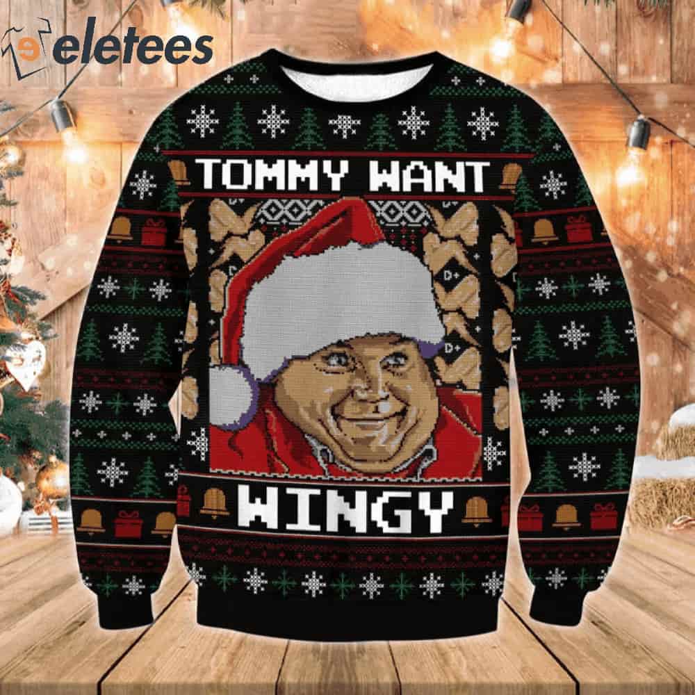 Ho Ho Holy Schnikes Chris Farley Ugly Christmas Sweater