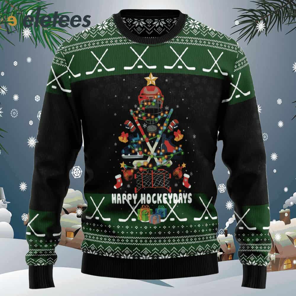 Hockey Christmas Ugly Christmas Sweater