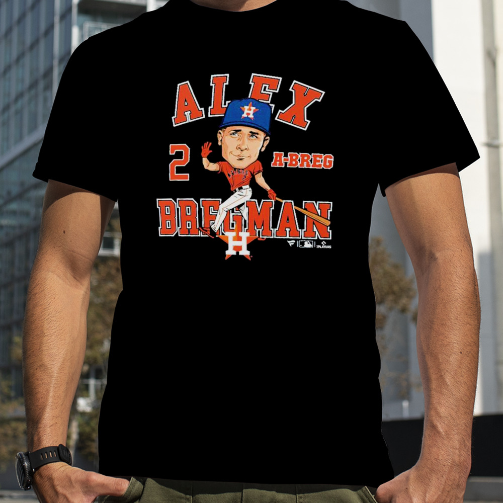 Houston Astros Alex Bregman caricature a-breg shirt