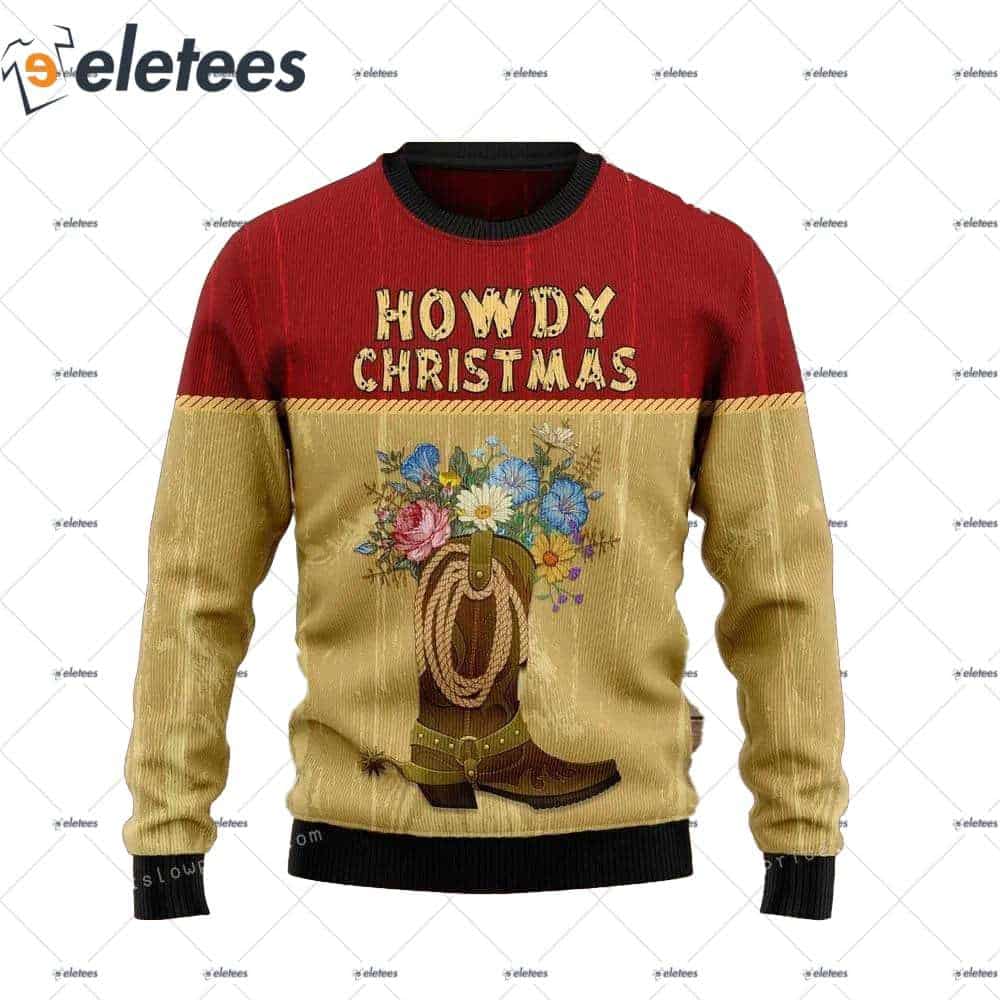 Howdy Christmas Ugly Christmas Sweater