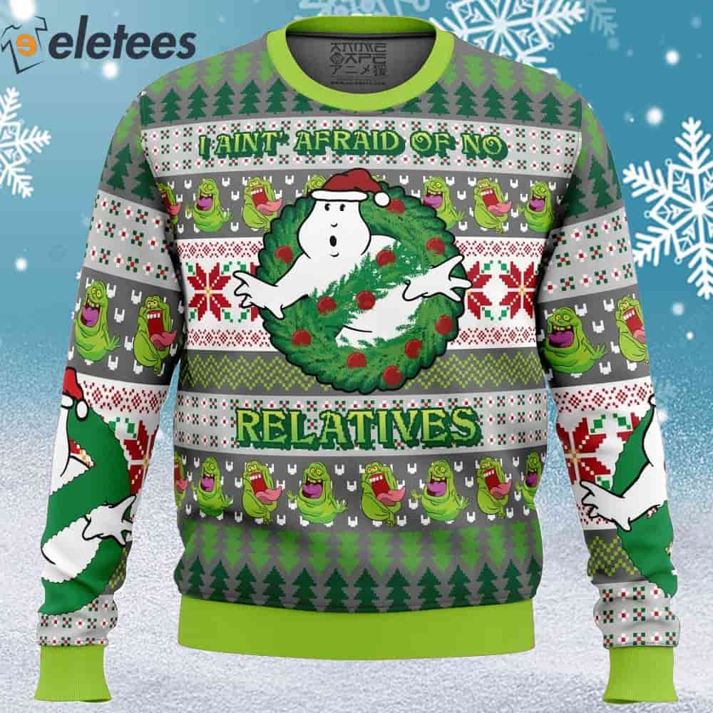 Jinglebusters Ghostbusters Ugly Christmas Sweater