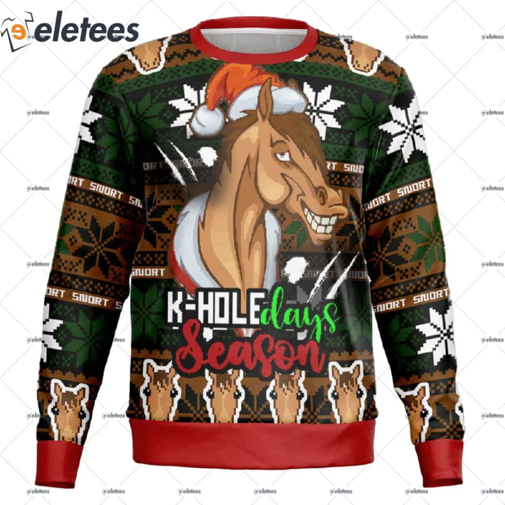 K Hole Days Season Ugly Christmas Sweater