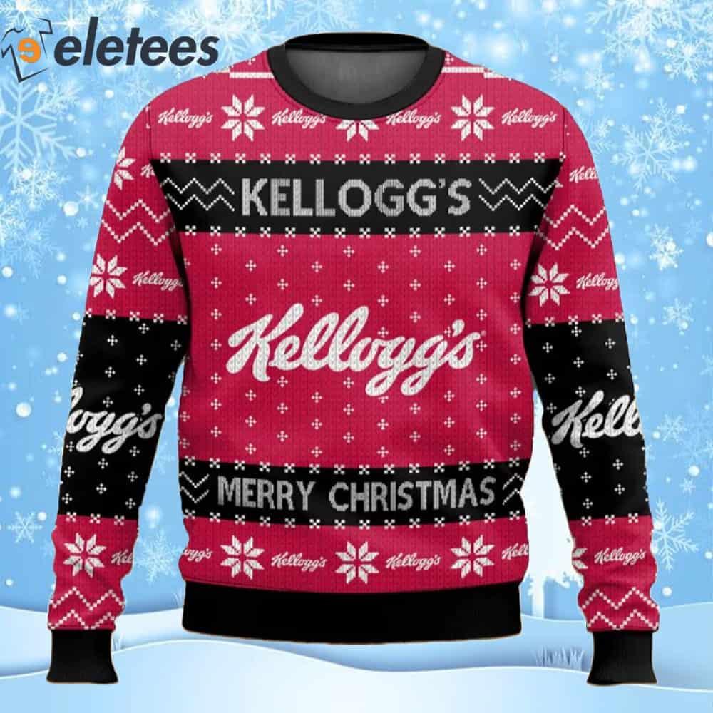 Kellogg's Favorite Food Brands Ugly Christmas Sweater