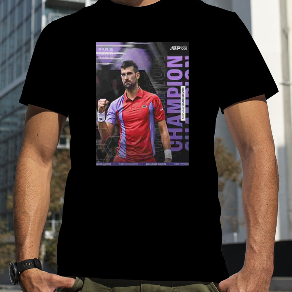 Magnificent Novak Djokovic Defeats Dimitrov A Record Extending Seventh Rolex Paris Masters Title ATP Masters 1000 T-Shirt