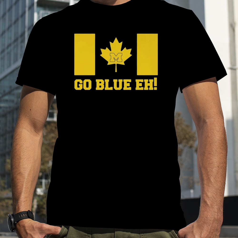 Michigan Go Blue Canada T-shirt