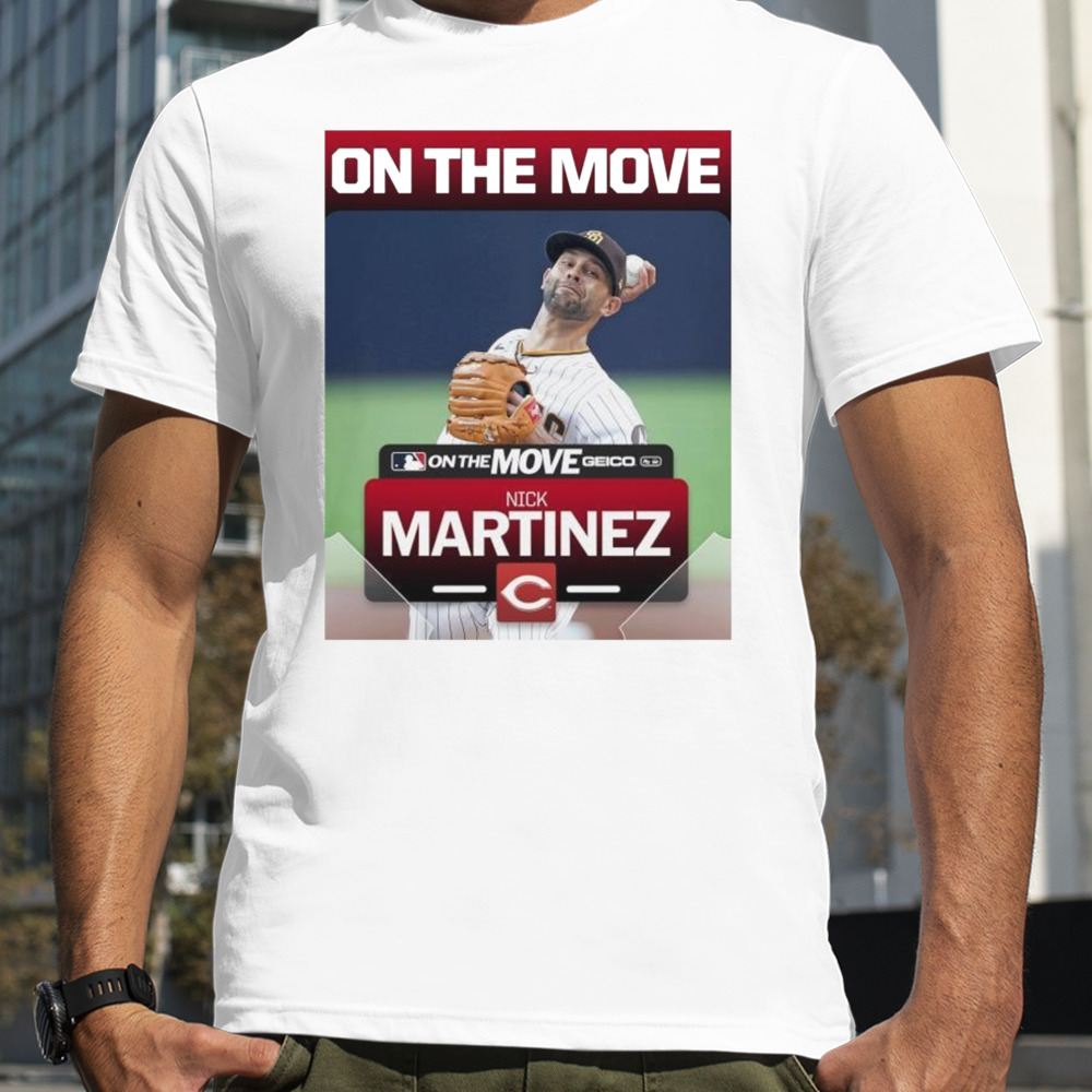 Nick Martinez on the move Geico shirt