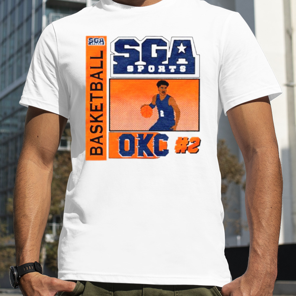 Oklahoma City Thunder basketball SGA sports shirt