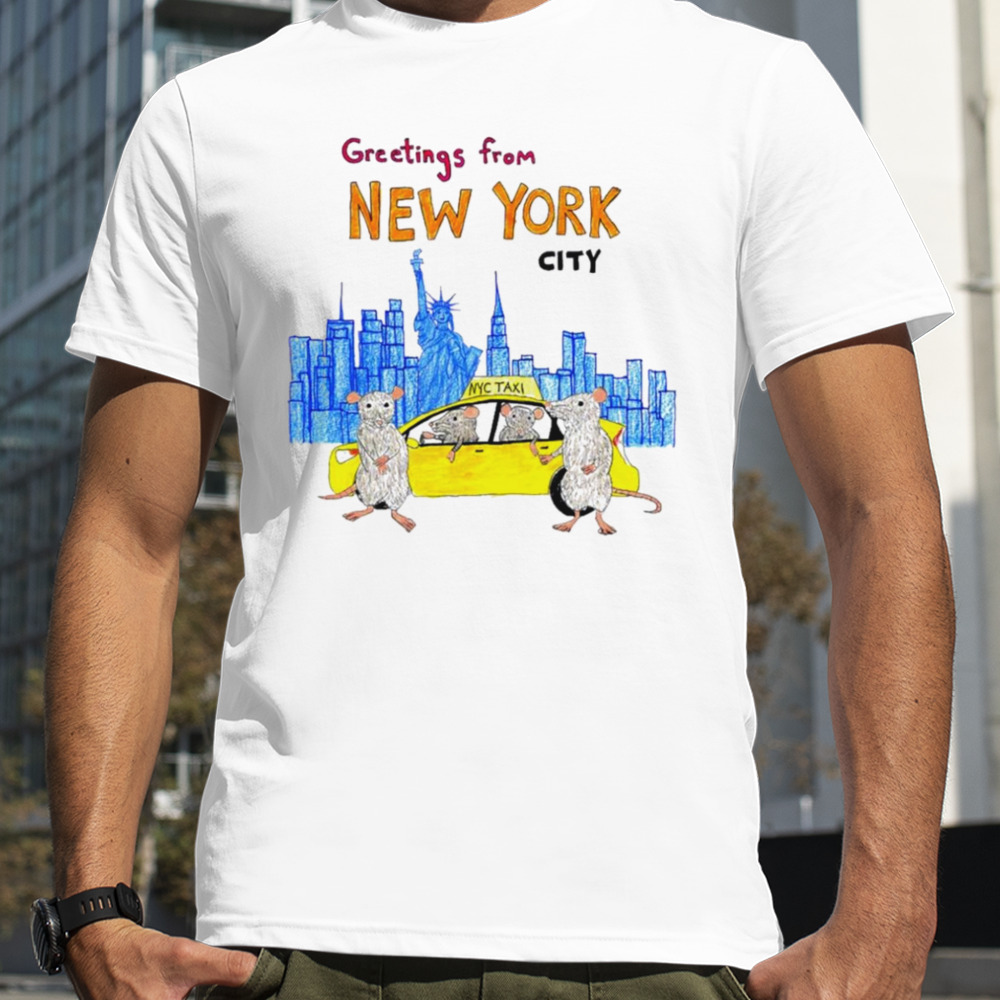 Rats greetings from New York city shirt