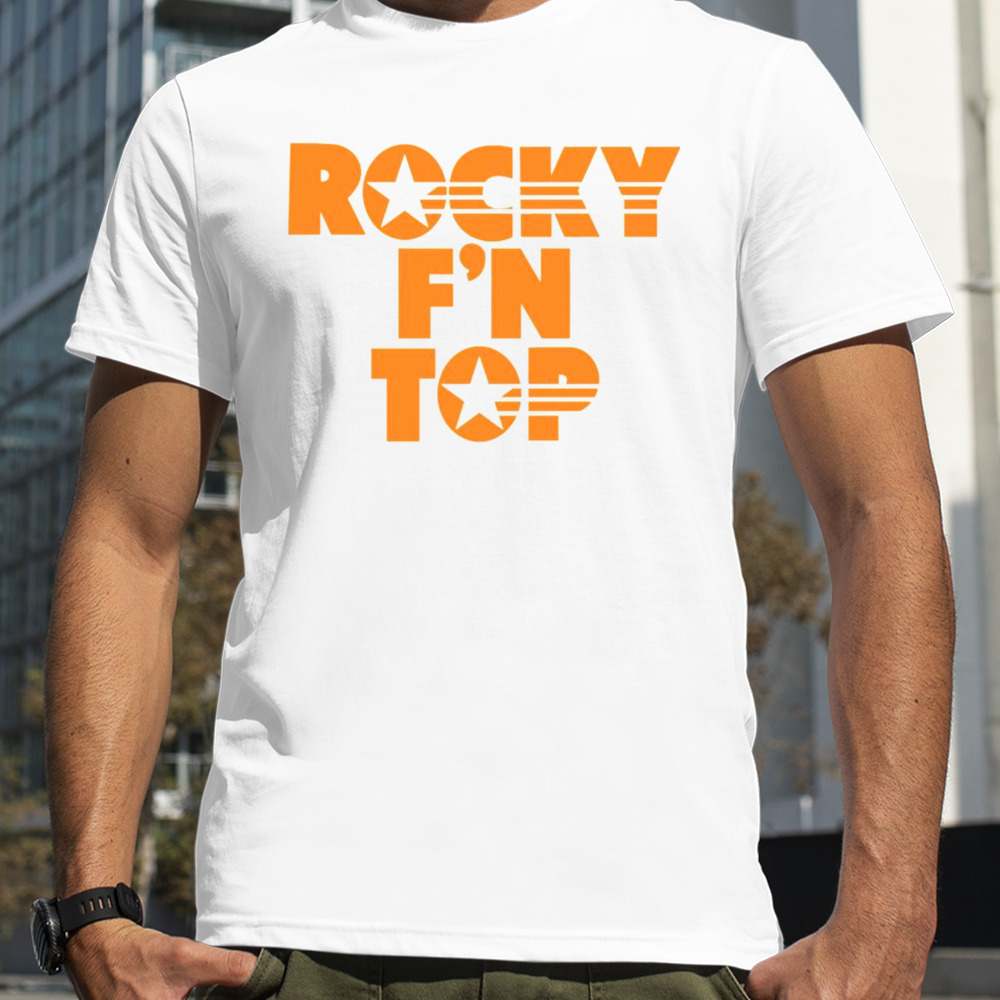 Tennessee Volunteers rocky f’n top shirt