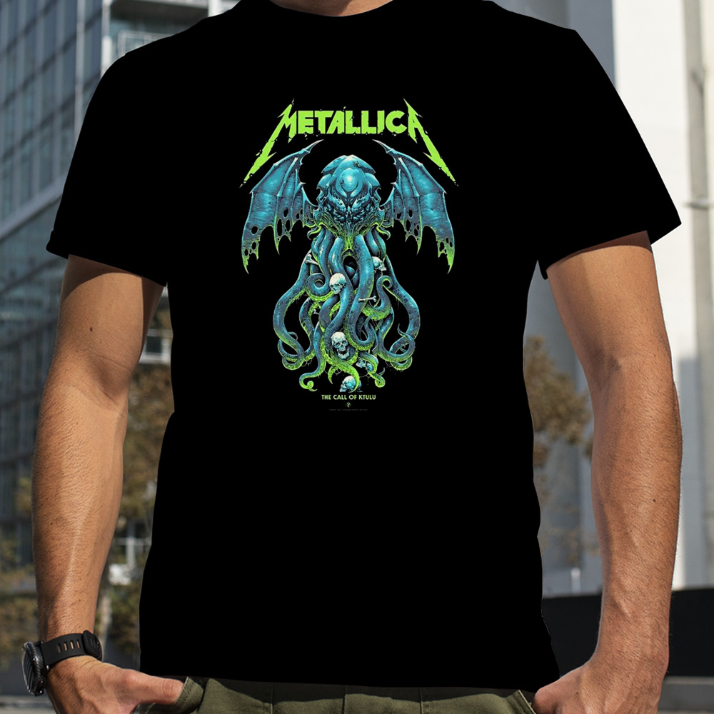 The Call Of Ktulu Limited Edition Numbered Screen Printed Poster Metallica Fan Gifts T-Shirt