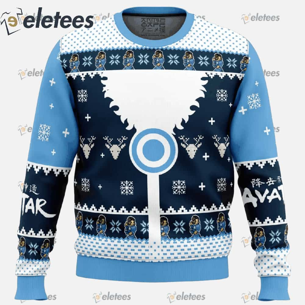 Waterbenders Water Tribe Avatar Ugly Christmas Sweater