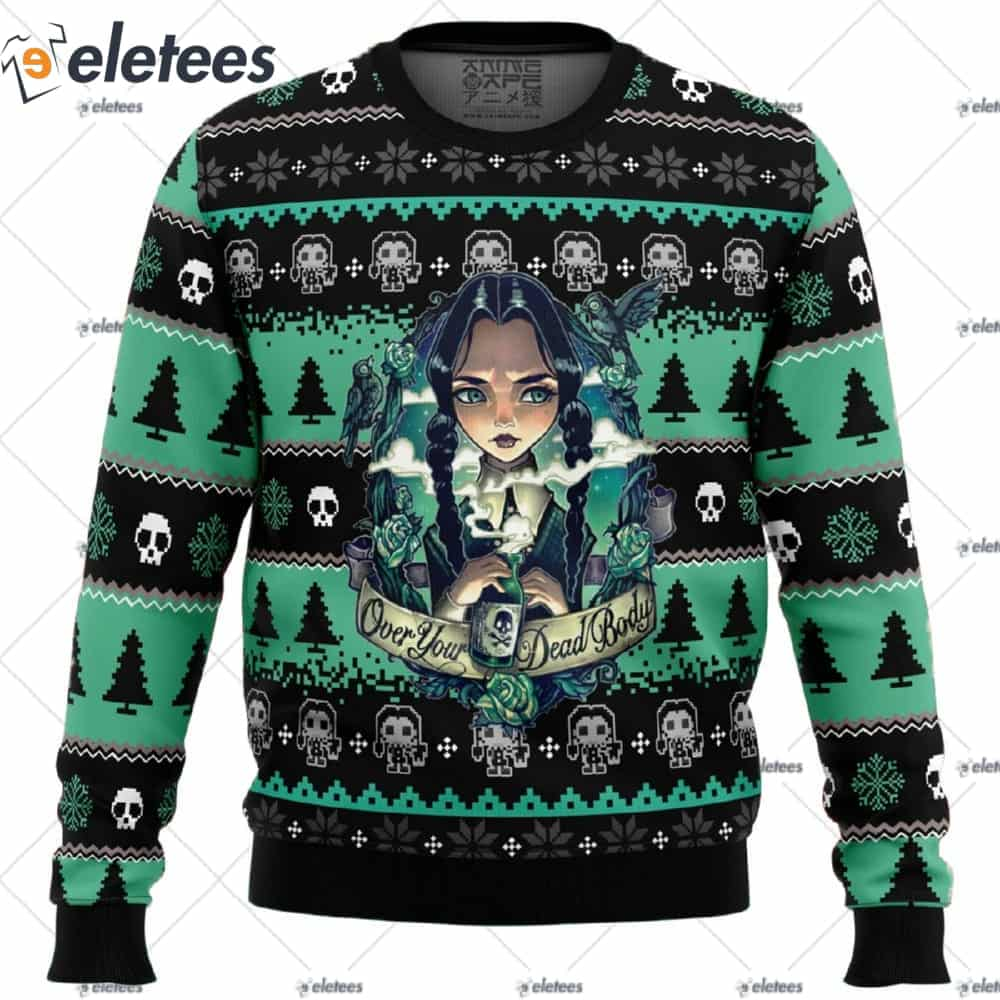 Wednesday Addams Ugly Christmas Sweater