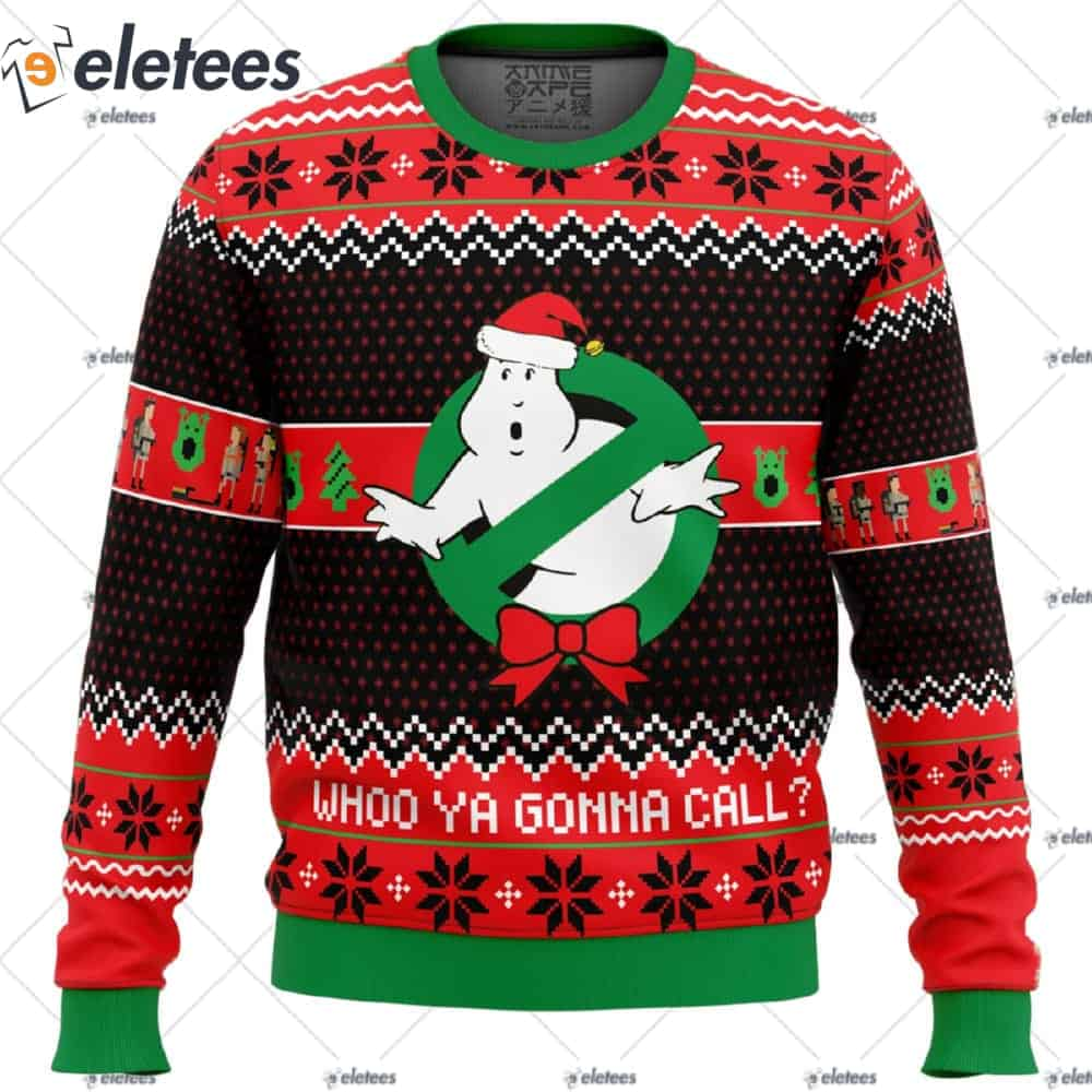 Who you gonna call Ghostbusters Christmas Sweater