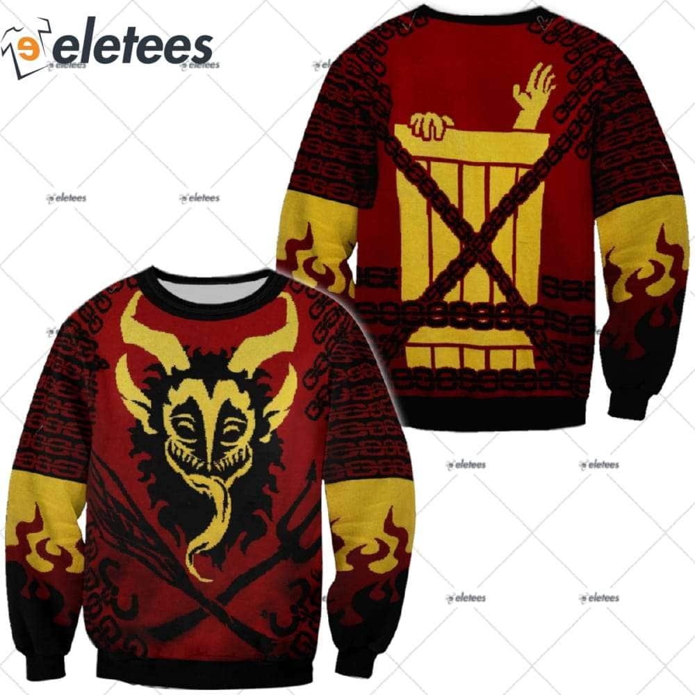 Xmas Demon Krampus Ugly Christmas Sweater