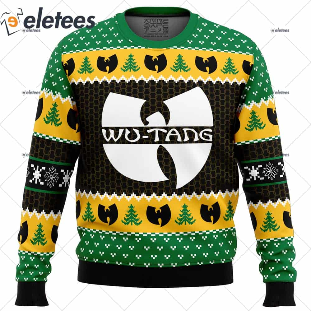 Yah It's Christmas Time Yo Wu Tang Clan Ugly Christmas Sweater