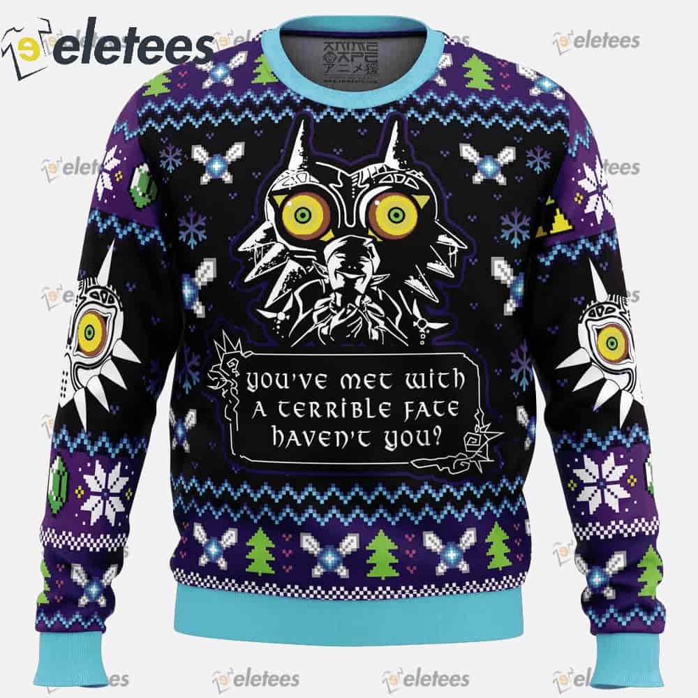 You Met With a Terrible Fate Majora's Mask The Legend of Zelda Ugly Christmas Sweater