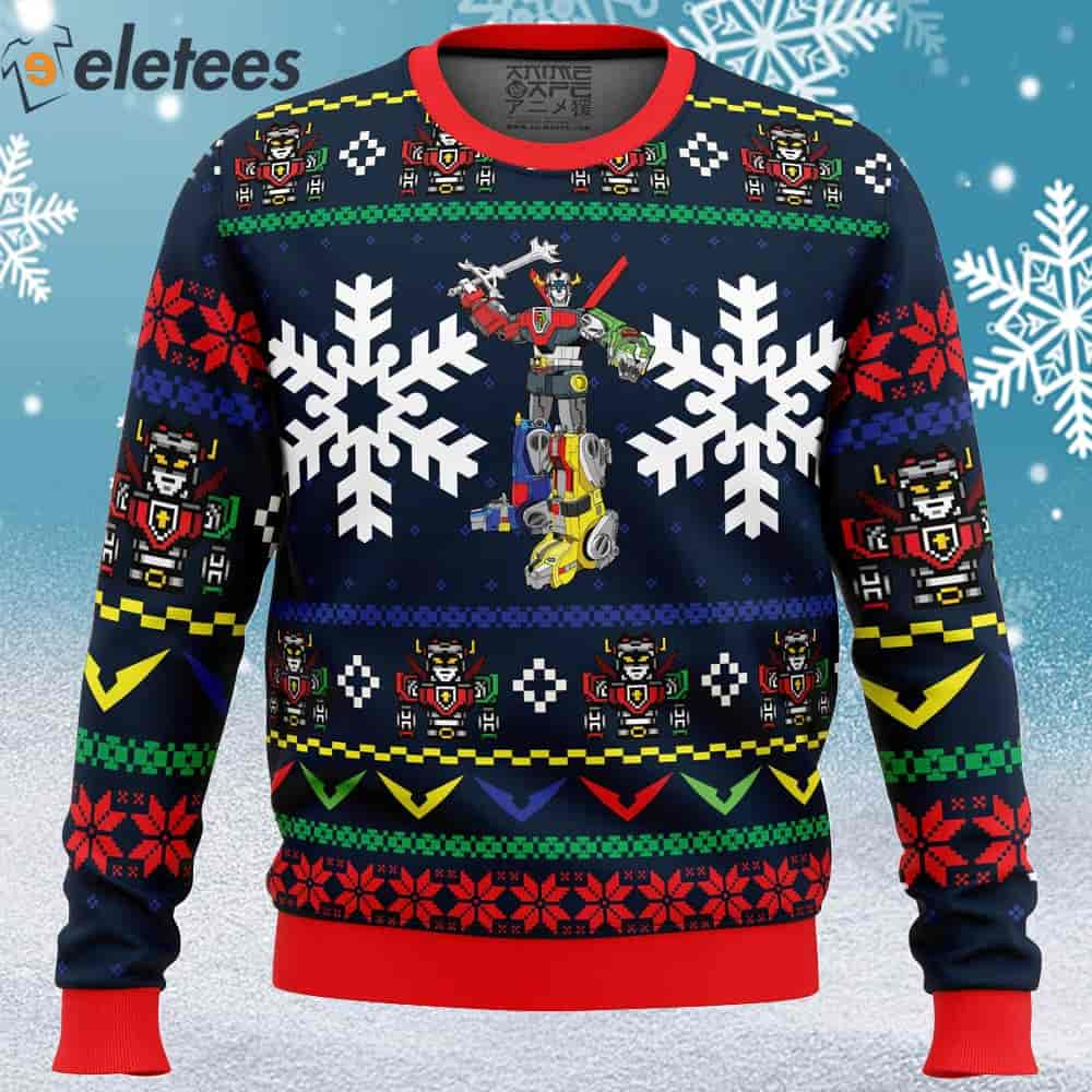 Yuletron Voltron Ugly Christmas Sweater