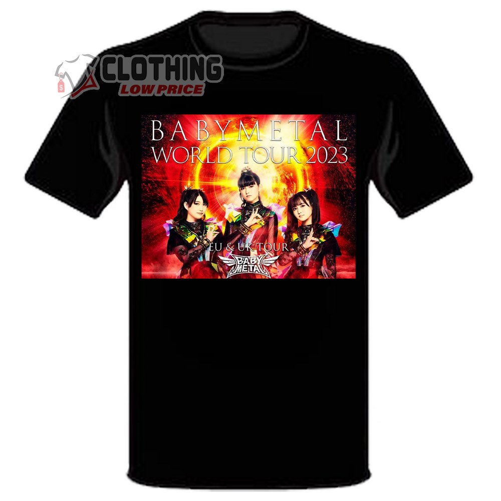 Babymetal Tour 2023 Poster No Tour Dates T-Shirt