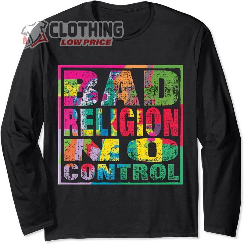 Bad Religion - Official Merchandise - No Control Long Sleeve T-Shirt