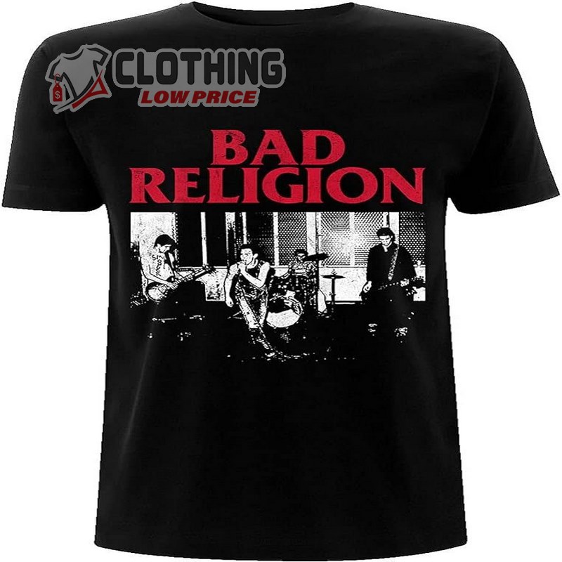 Bad Religion Live 1980 Official Tee T-Shirt Mens Unisex