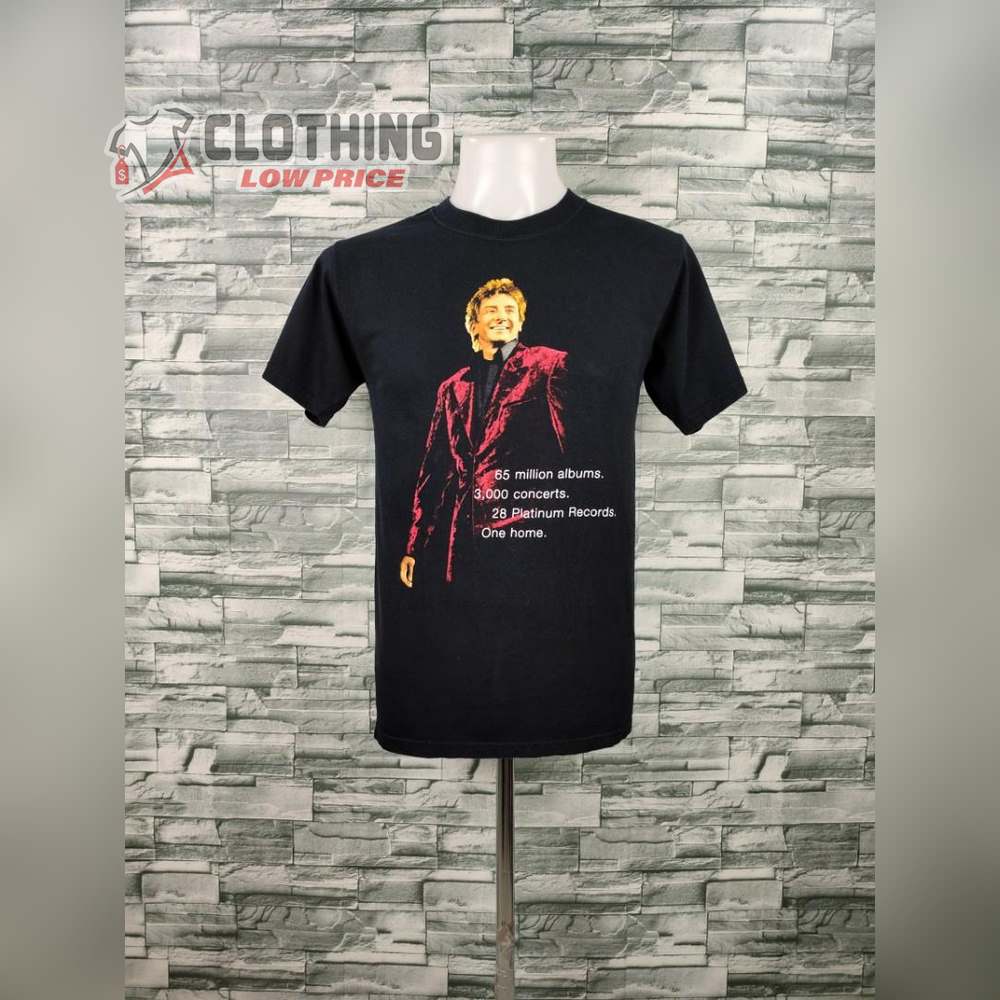 Barry Manilow Tour 2023 T-Shirt Barry Manilow Las Vegas Hits 2023 Unisex Merch