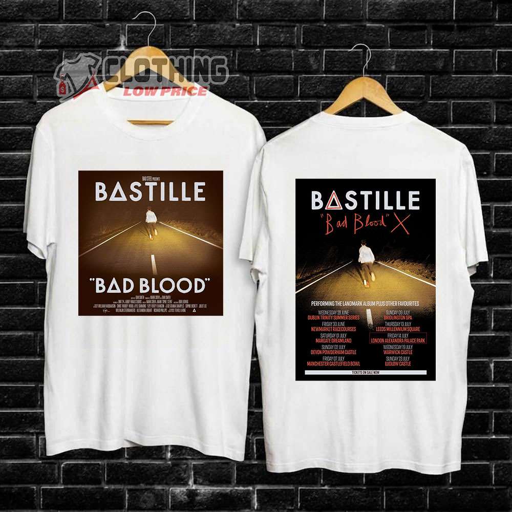 Bastille Bad Blood X Tour Dates 2023 Merch, Bad Blood X Germany Tour 2023 Tickets T-Shirt