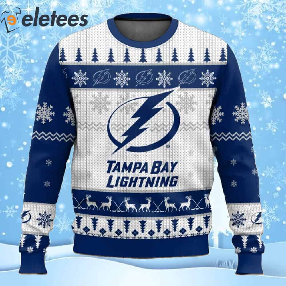 Bay Lightning Hockey Ugly Christmas Sweater