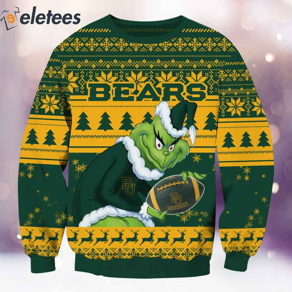 Baylor Grnch Christmas Ugly Sweater