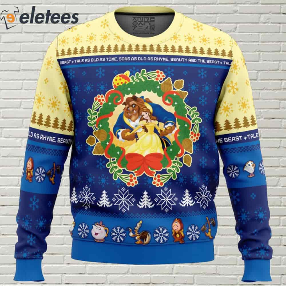 Beauty and the Beast Ugly Christmas Sweater