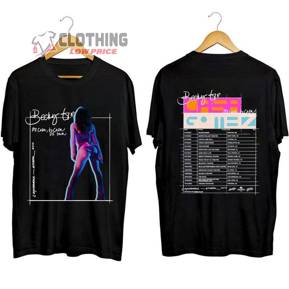 Becky G Mi Casa Tu Casa Us Tour 2023 T-Shirt, Becky G 2023 Concert Shirt, Mi Casa Tu Casa 2023 Concert Merch