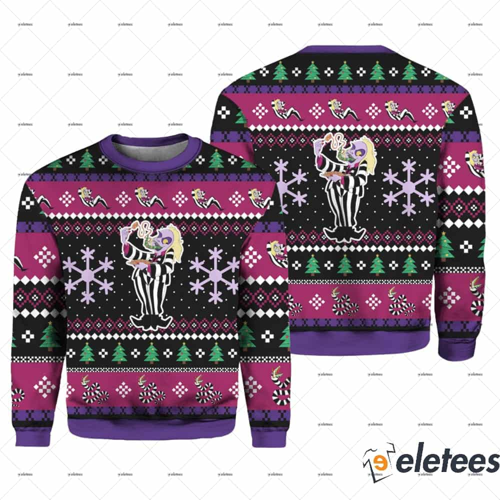 Beetleguise Beetlejuice Xmas Sweater