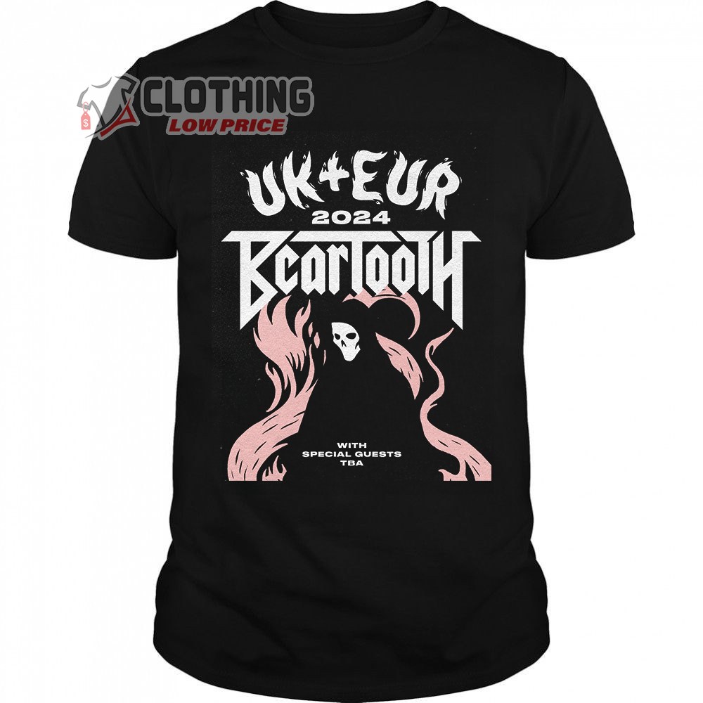 Beartooth 2024 With Special Guests TBA Merch, Beartooth Tour 2024 Shirt ...