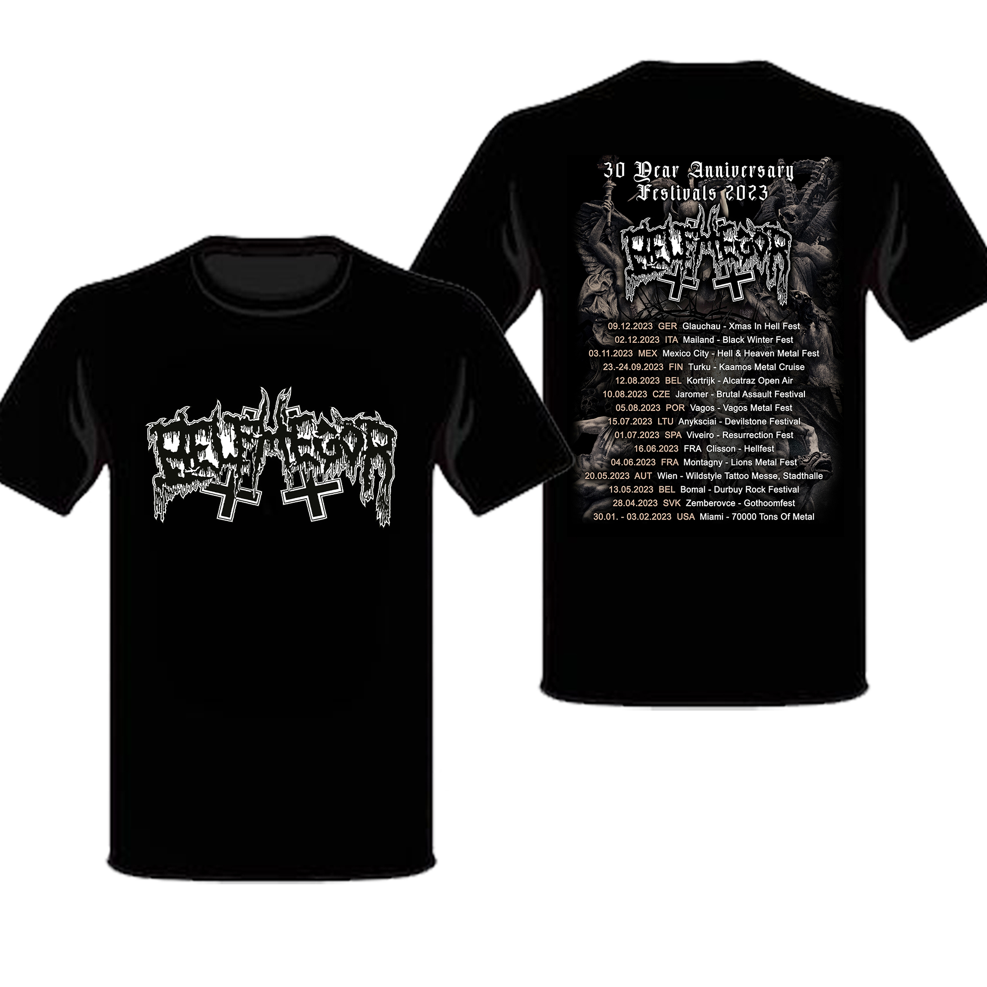 Belphegor Band Shirt, Belphegor 30 Years Anniversary Processions Tour Dates And Tickets T-Shirt, Hoodie And Sweater