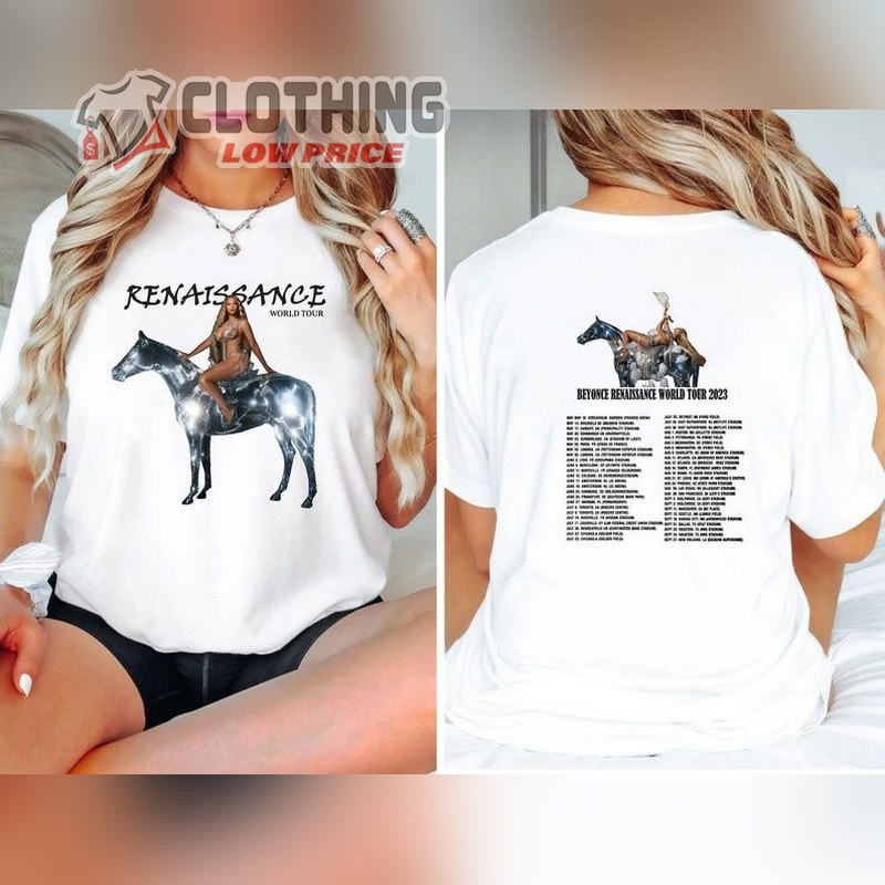 Beyonce Renaissance Tour 2023 T- Shirt, Beyonce 2023 Tickets Merch, Beyonce Renaissance Tour Dates T- Shirt