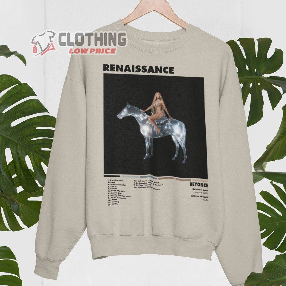 Beyonce Renaissance World Tour 2023 Setlist Merch Renaissance World Tour 2023 T-Shirt