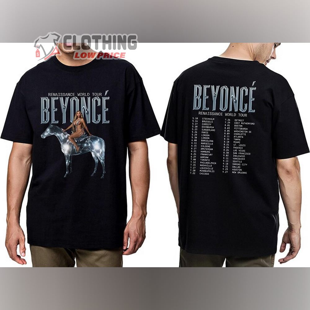 Beyonce Tour 2023 Merch Renaissance Tour Shirt Beyonce Renaissance World Tour 2023 T-Shirt