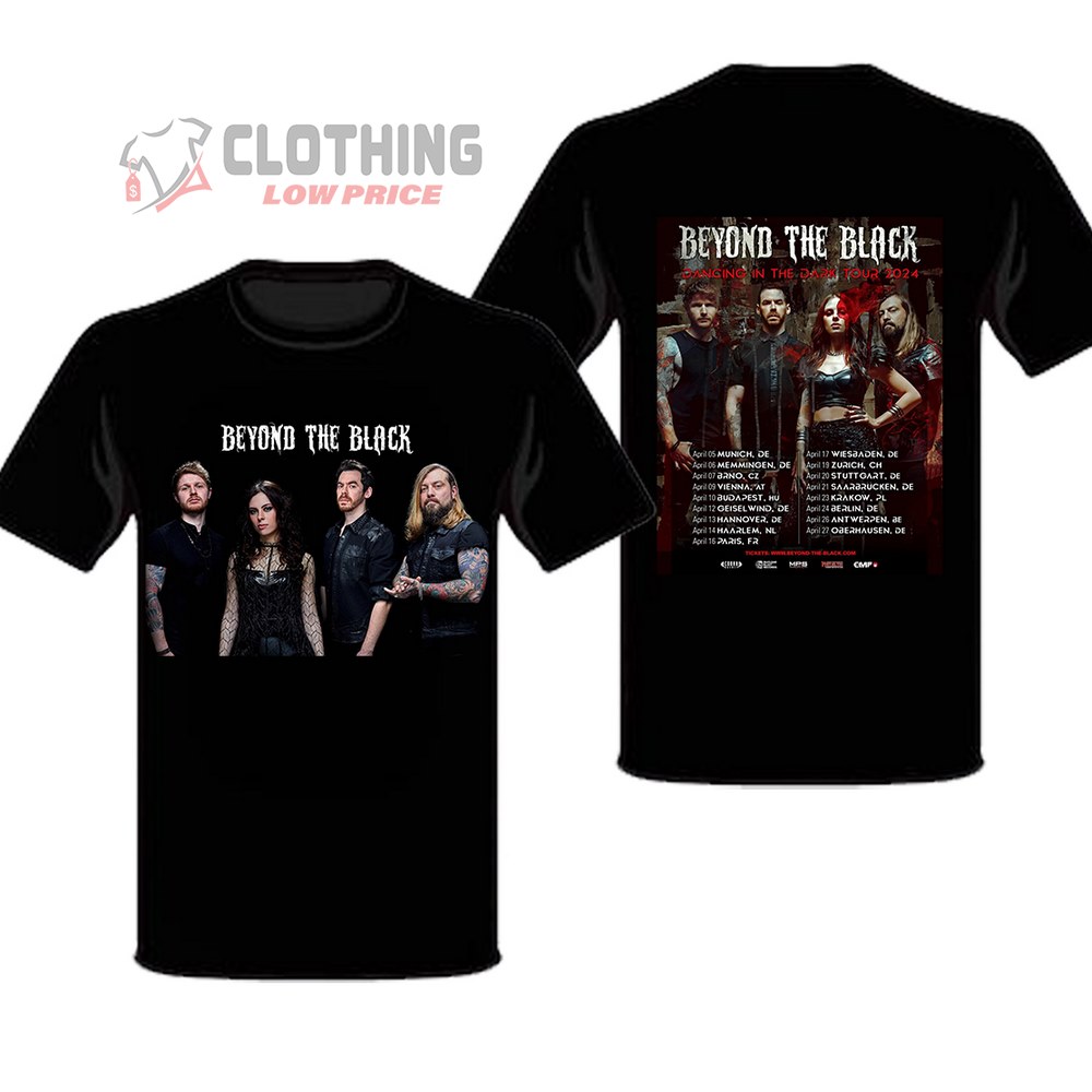 Beyond The Black - Concert Tickets And Tour Dates 2024 T-Shirt, Sweatshirt, Ladies, Long Sleeve Shirt