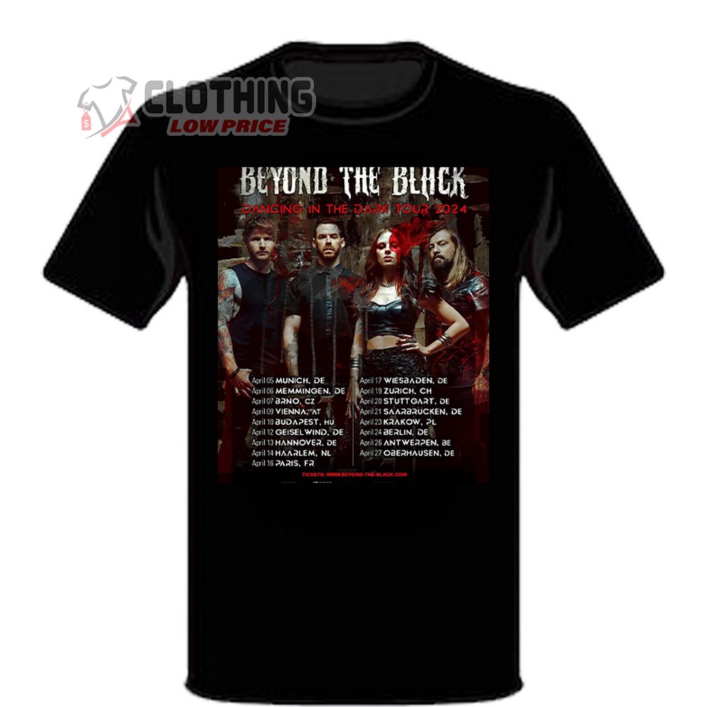 Beyond The Black Paris Tour 2024 Schedule Sweatshirt, Beyond The Black Paris Tour 2024 Price T-Shirt