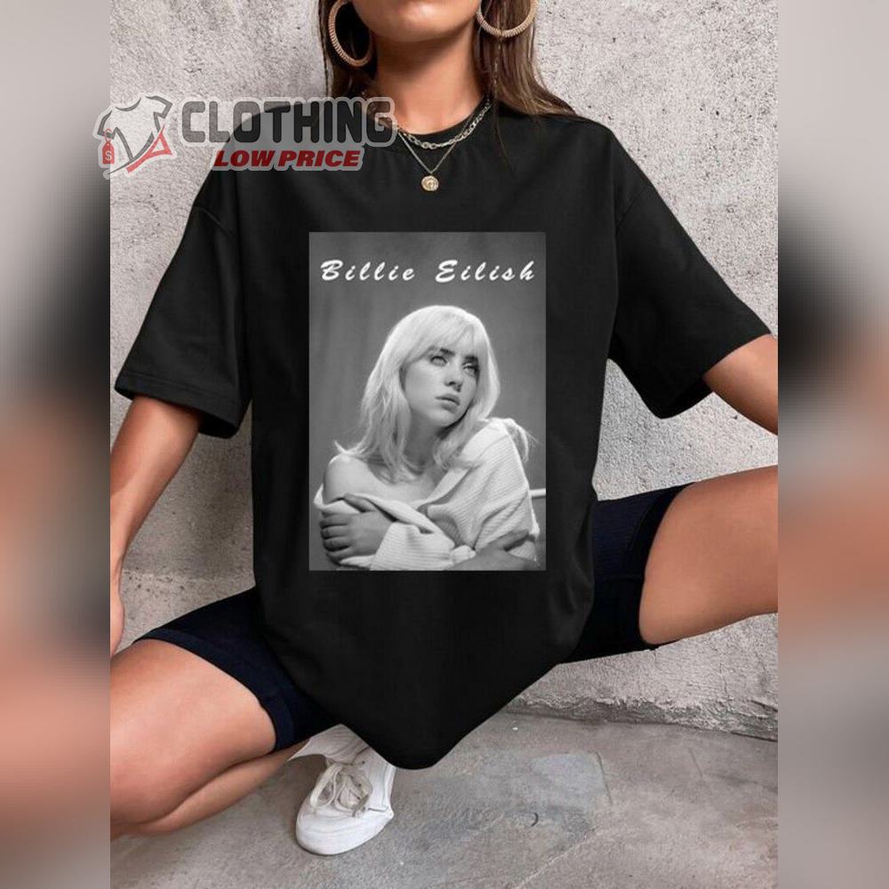 Billie Eilish Music Concert Graphic Shirt, Vintage Billie Eilish Limited T-Shirt, Billie Eilish Music Album T-Shirt