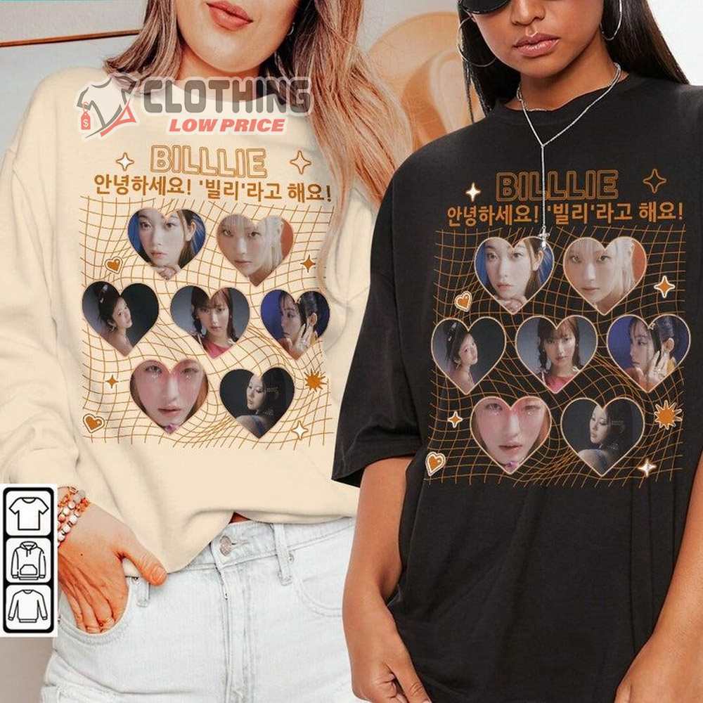 Billlie Vintage Retro Graphic Tee, Billlie Kpop Shirt, Eunoia Sweatshirt, Kpop Music Unisex Hoodie