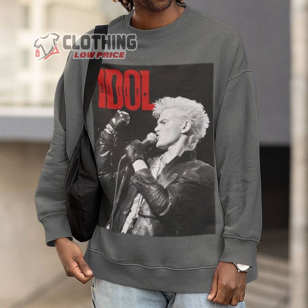 Billy Idol World Tour Unisex T-Shirt, Billy Idol Rebel Yell Heather Adult T-Shirt, Tee, Sweatshirt, Hoodie