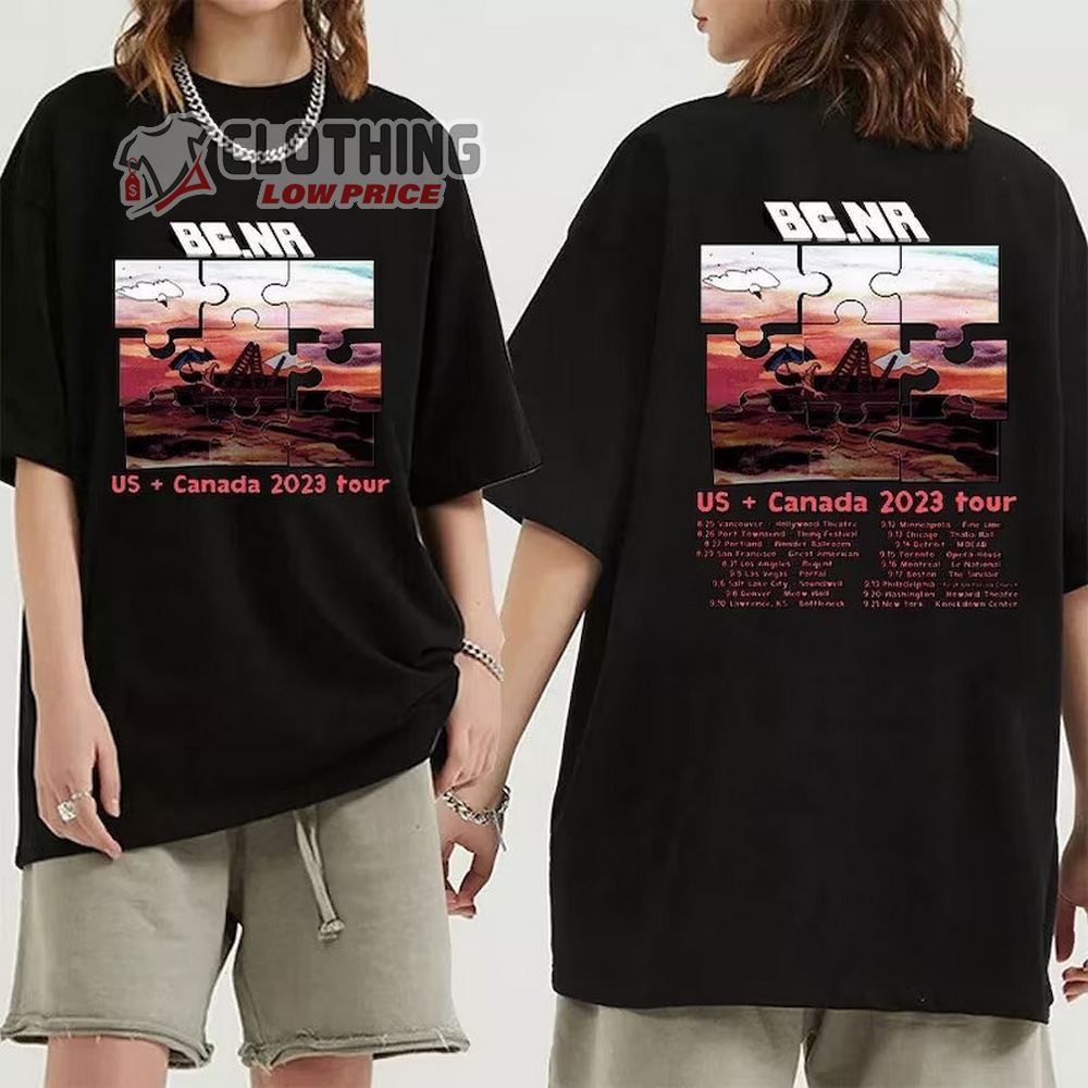 Black Country-New Road North American tour 2023 Merch, Black Country & New Road World Tour 2023 Setlist T-Shirt