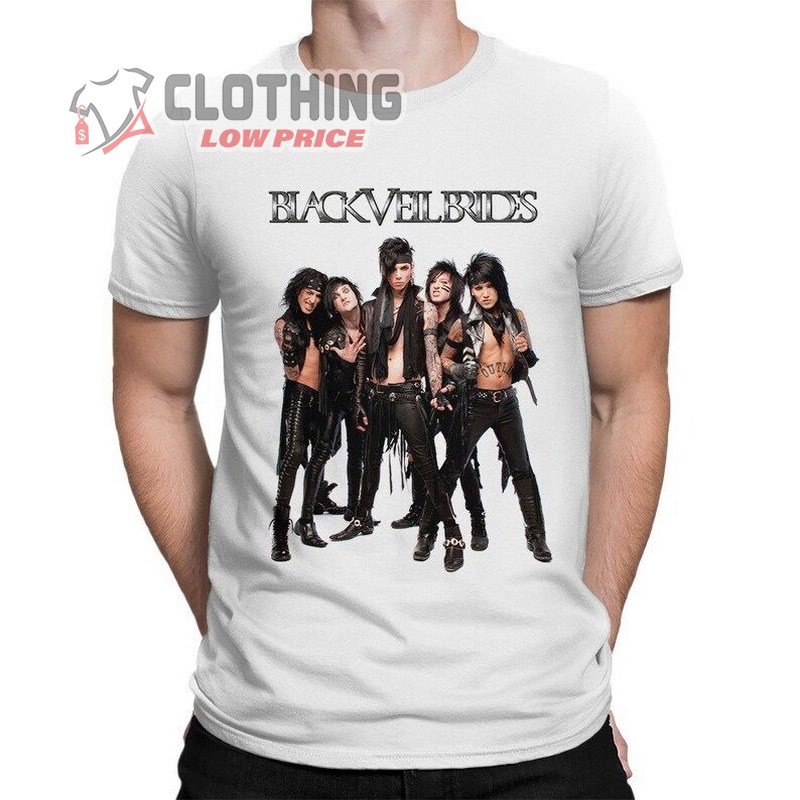 Black Veil Brides T- Shirt, Black Veil Brides Merch, Black Veil Brides Tickets Merch Shirt