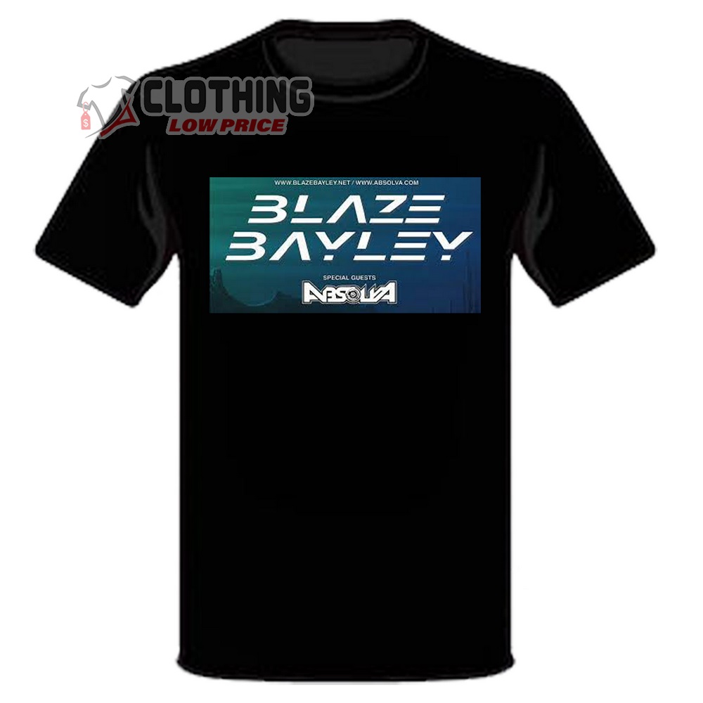 Blaze Bayley - Unstoppable Tour 2024 Printed T-Shirt For Concert