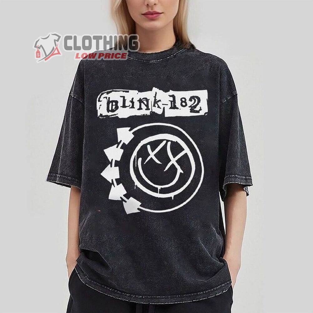 Blink 182 Shirt, Blink 182 Tour 2023 Sweatshirt, Vintage Blink 182 Music Tee, Blink 182 World Tour 2024 Shirt, Blink 182 Fan Gift