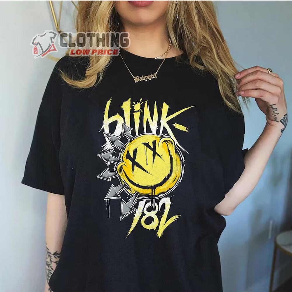 Blink-182 Tour 2023 Merch Blink-182 General Shirt Blink-182 Birmingham Tickets Shirt Blink-182 World Tour 2023 T-Shirt