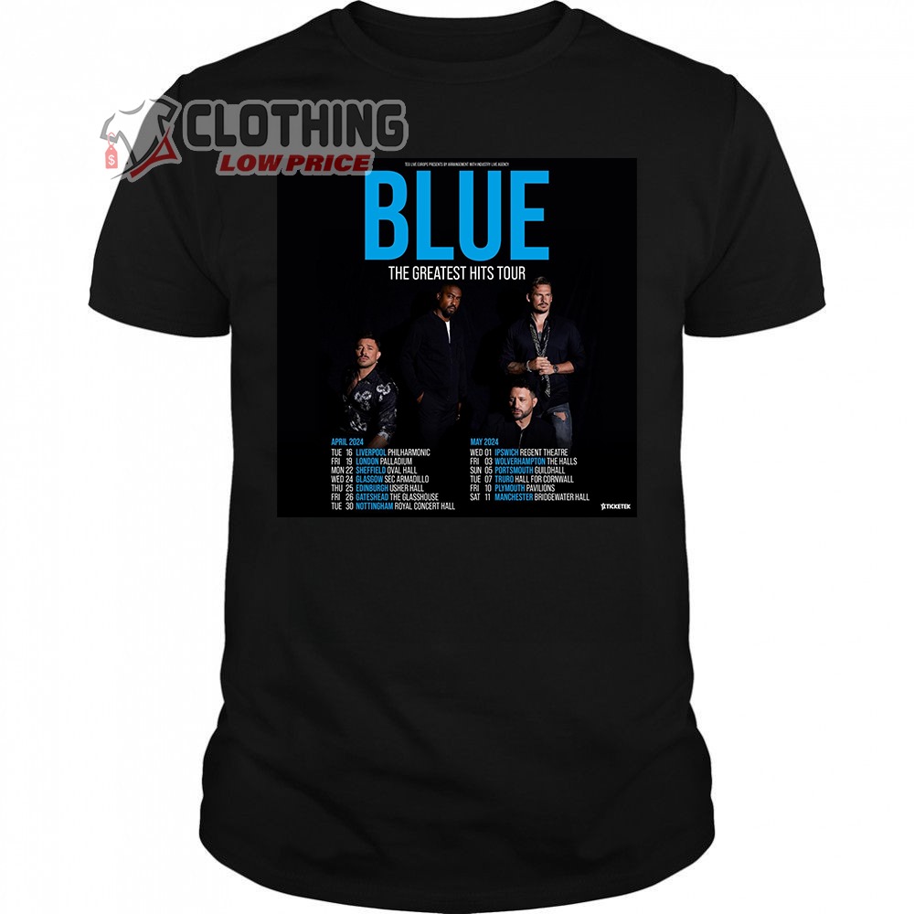 Blue The Greatest Hits Tour 2024 Merch, Greatest Hits Tour Shirt, Blue Concert 2024 T-Shirt