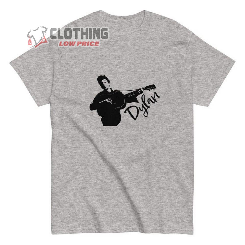 Bob Dylan Like A Rolling Stone Shirt, Bob Dylan With Guitar Merch