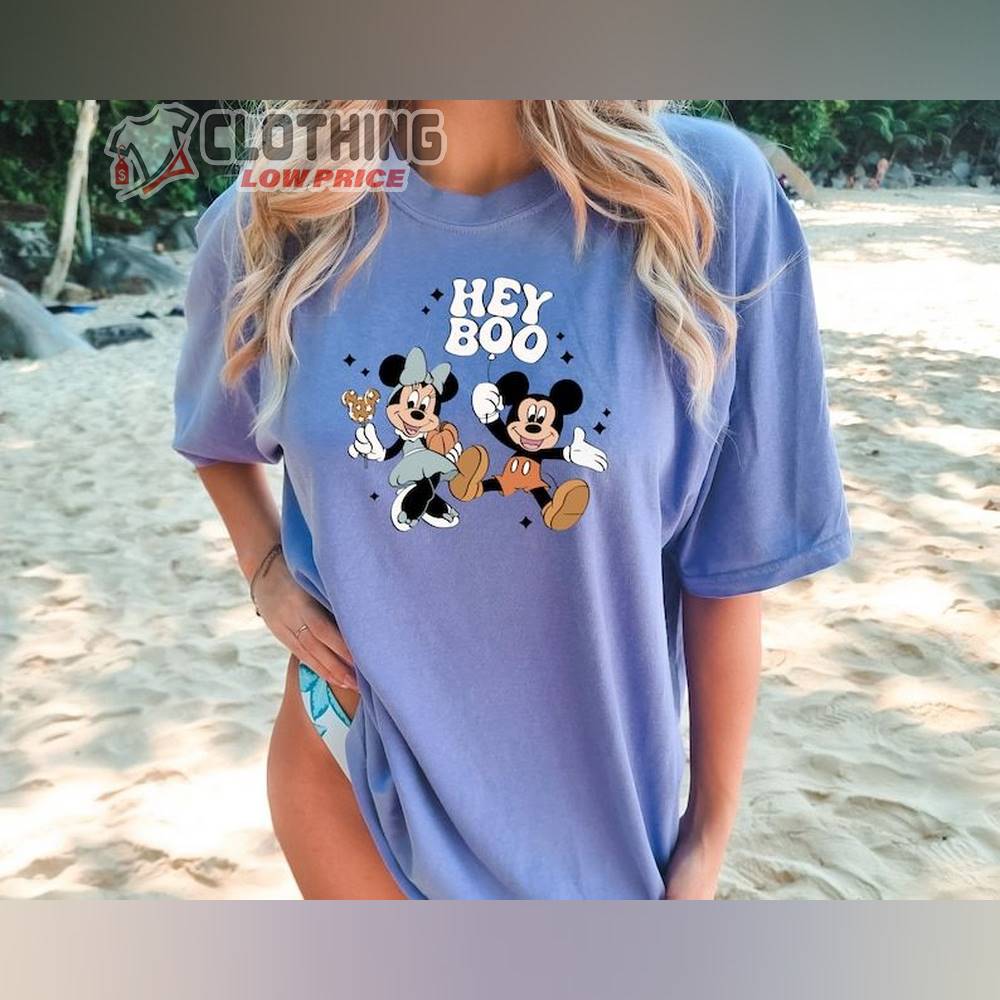 Boo Halloween Shirt, Hey Boo Mickey Halloween T-Shirt, Mickey Tee Shirt, Happy Mickey Couple, Halloween Spooky Family Shirt, Halloween Gift